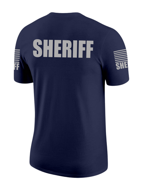 Navy Blue Sheriff Men's Shirt - Short Sleeve - FEDS Apparel