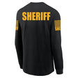 Black Sheriff Men's Shirt - Long Sleeve - FEDS Apparel