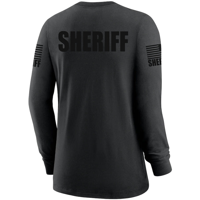 Black Sheriff Women's Shirt - Long Sleeve - FEDS Apparel