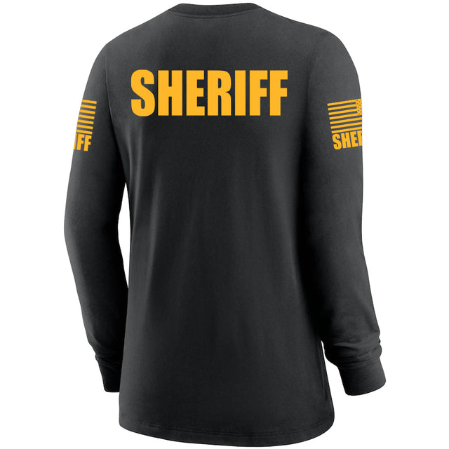 Black Sheriff Women's Shirt - Long Sleeve - FEDS Apparel