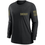 Black Sheriff Women's Shirt - Long Sleeve - FEDS Apparel