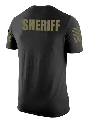 Black Sheriff Men's Shirt - Short Sleeve - FEDS Apparel