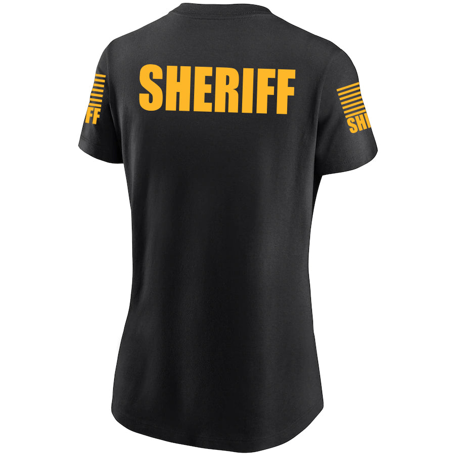 Black Sheriff Women's Shirt - Short Sleeve - FEDS Apparel