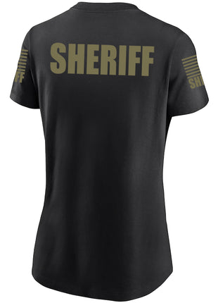 Black Sheriff Women's Shirt - Short Sleeve - FEDS Apparel