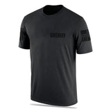 Black Sheriff Men's Shirt - Short Sleeve - FEDS Apparel