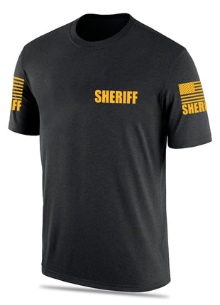 Black Sheriff Men's Shirt - Short Sleeve - FEDS Apparel