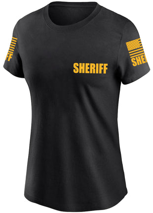 Black Sheriff Women's Shirt - Short Sleeve - FEDS Apparel