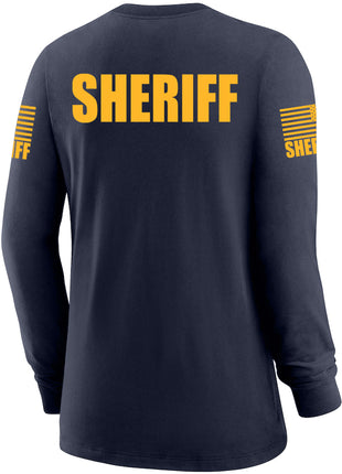 Navy Blue Sheriff Women's Shirt - Long Sleeve - FEDS Apparel