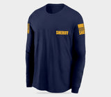 Navy Blue Sheriff Men's Shirt - Long Sleeve - FEDS Apparel