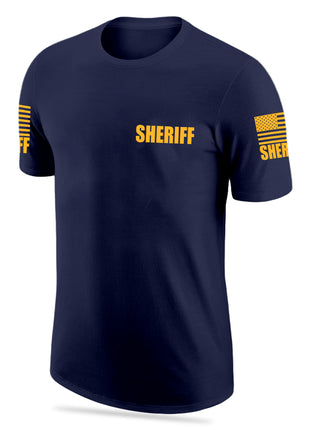 Navy Blue Sheriff Men's Shirt - Short Sleeve - FEDS Apparel
