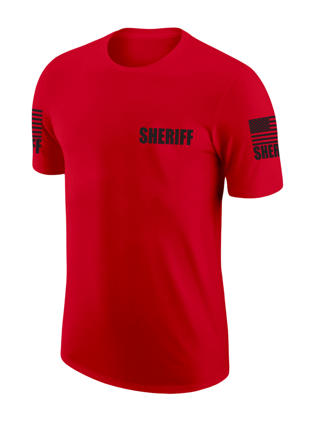 Red Sheriff Men's Shirt - Short Sleeve - FEDS Apparel