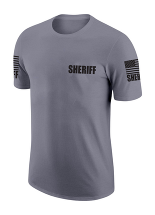 Gray Sheriff Men's Shirt - Short Sleeve - FEDS Apparel