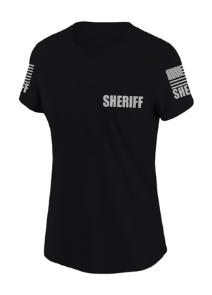 Black Sheriff Women's Shirt - Short Sleeve - FEDS Apparel