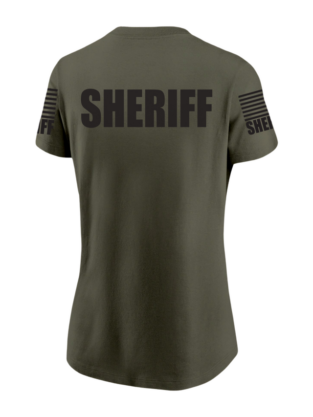 Drab Green Sheriff Women's Shirt - Short Sleeve - FEDS Apparel