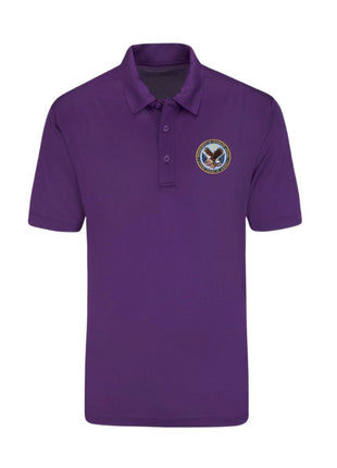 PURPLE Veterans Affairs Polo- Men's Short Sleeve