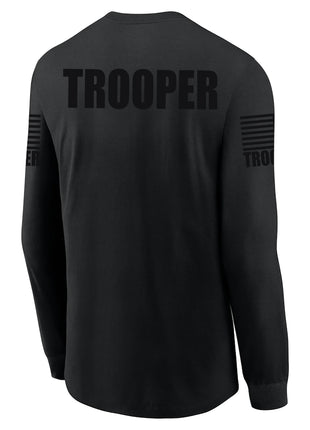Black Trooper Men's Shirt - Long Sleeve - FEDS Apparel