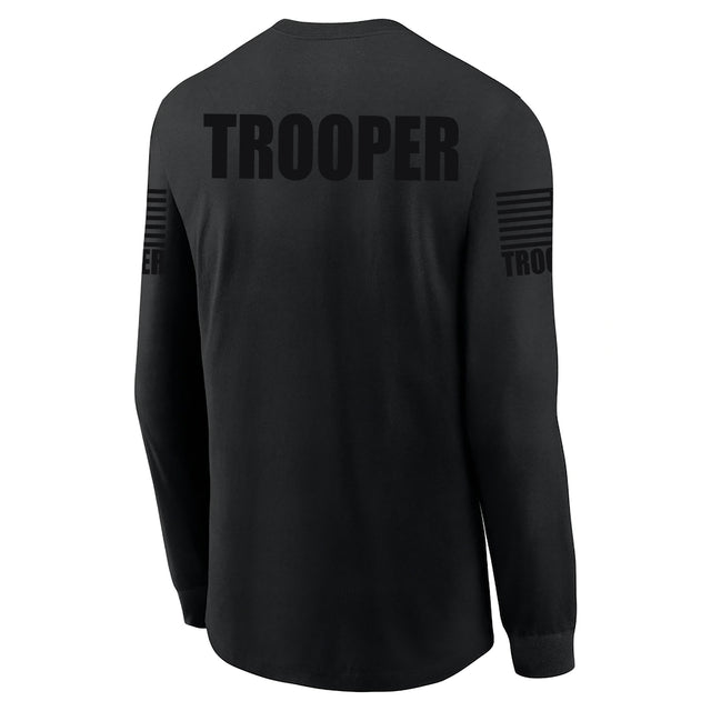 Black Trooper Men's Shirt - Long Sleeve - FEDS Apparel