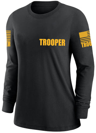 Black Trooper Women's Shirt - Long Sleeve - FEDS Apparel