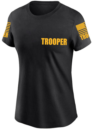 Black Trooper Women's Shirt - Short Sleeve - FEDS Apparel