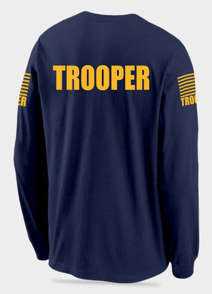 Navy Blue Trooper Men's Shirt - Long Sleeve - FEDS Apparel
