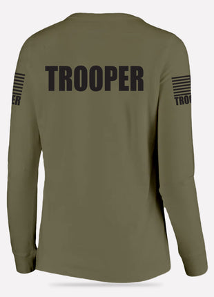 Drab Green Trooper Women's Shirt - Long Sleeve - FEDS Apparel