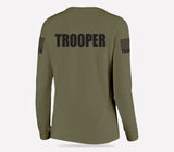 Drab Green Trooper Women's Shirt - Long Sleeve - FEDS Apparel