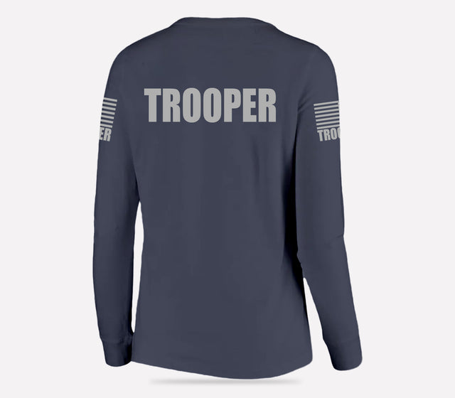 Navy Blue Trooper Women's Shirt - Long Sleeve - FEDS Apparel