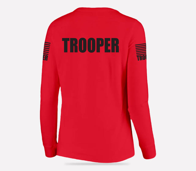 Red Trooper Women's Shirt - Long Sleeve - FEDS Apparel