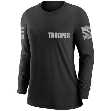 Black Trooper Women's Shirt - Long Sleeve - FEDS Apparel