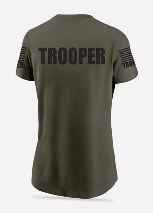 Drab Green Trooper Women's Shirt - Short Sleeve - FEDS Apparel