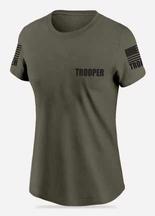 Drab Green Trooper Women's Shirt - Short Sleeve - FEDS Apparel