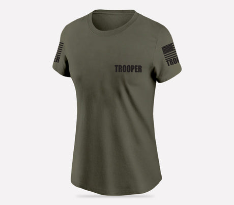 Drab Green Trooper Women's Shirt - Short Sleeve - FEDS Apparel