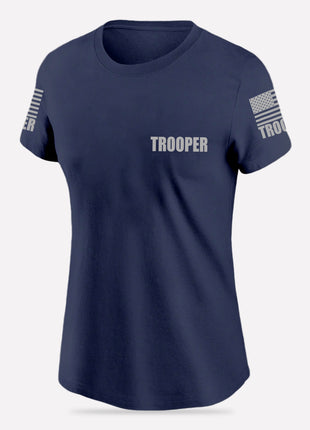 Navy Blue Trooper Women's Shirt - Short Sleeve - FEDS Apparel