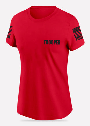 Red Trooper Women's Shirt - Short Sleeve - FEDS Apparel