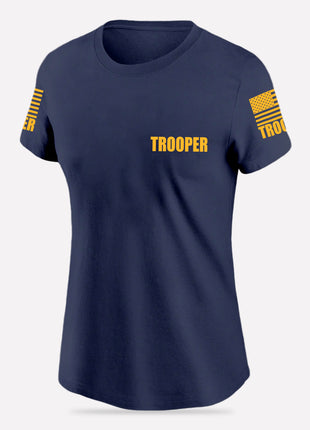 Navy Blue Trooper Women's Shirt - Short Sleeve - FEDS Apparel