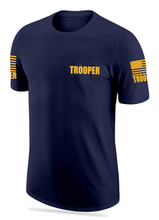 Navy Blue Trooper Men's Shirt - Short Sleeve - FEDS Apparel