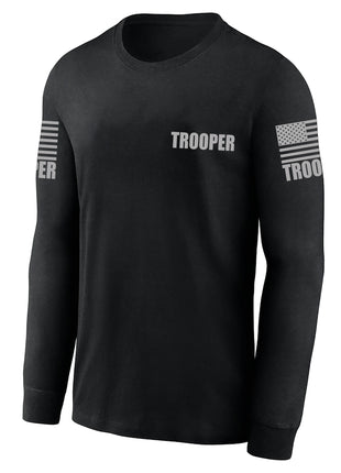 Black Trooper Men's Shirt - Long Sleeve - FEDS Apparel