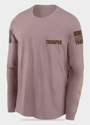 Tan Trooper Men's Shirt - Long Sleeve - FEDS Apparel
