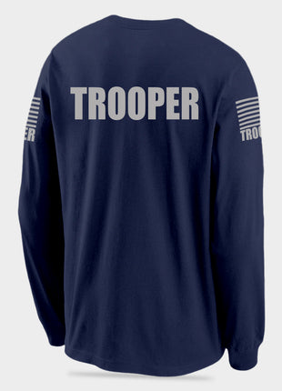 Navy Blue Trooper Men's Shirt - Long Sleeve - FEDS Apparel