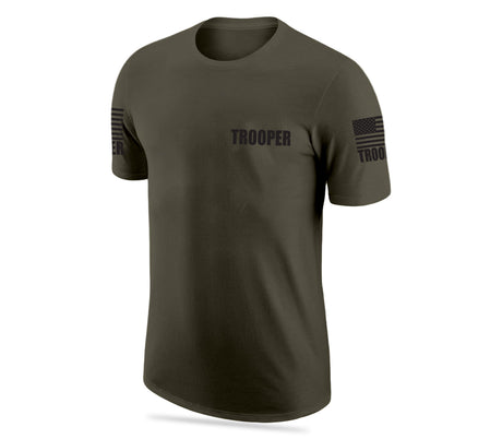 Drab Green Trooper Men's Shirt - Short Sleeve - FEDS Apparel