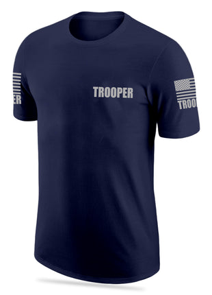 Navy Blue Trooper Men's Shirt - Short Sleeve - FEDS Apparel