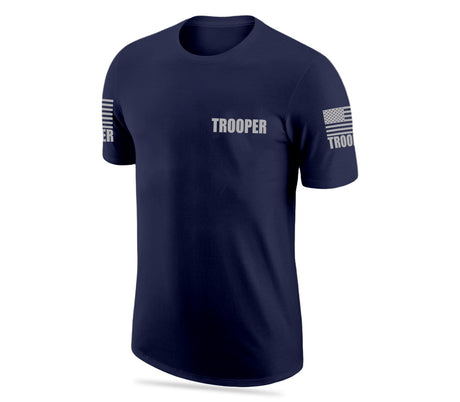 Navy Blue Trooper Men's Shirt - Short Sleeve - FEDS Apparel