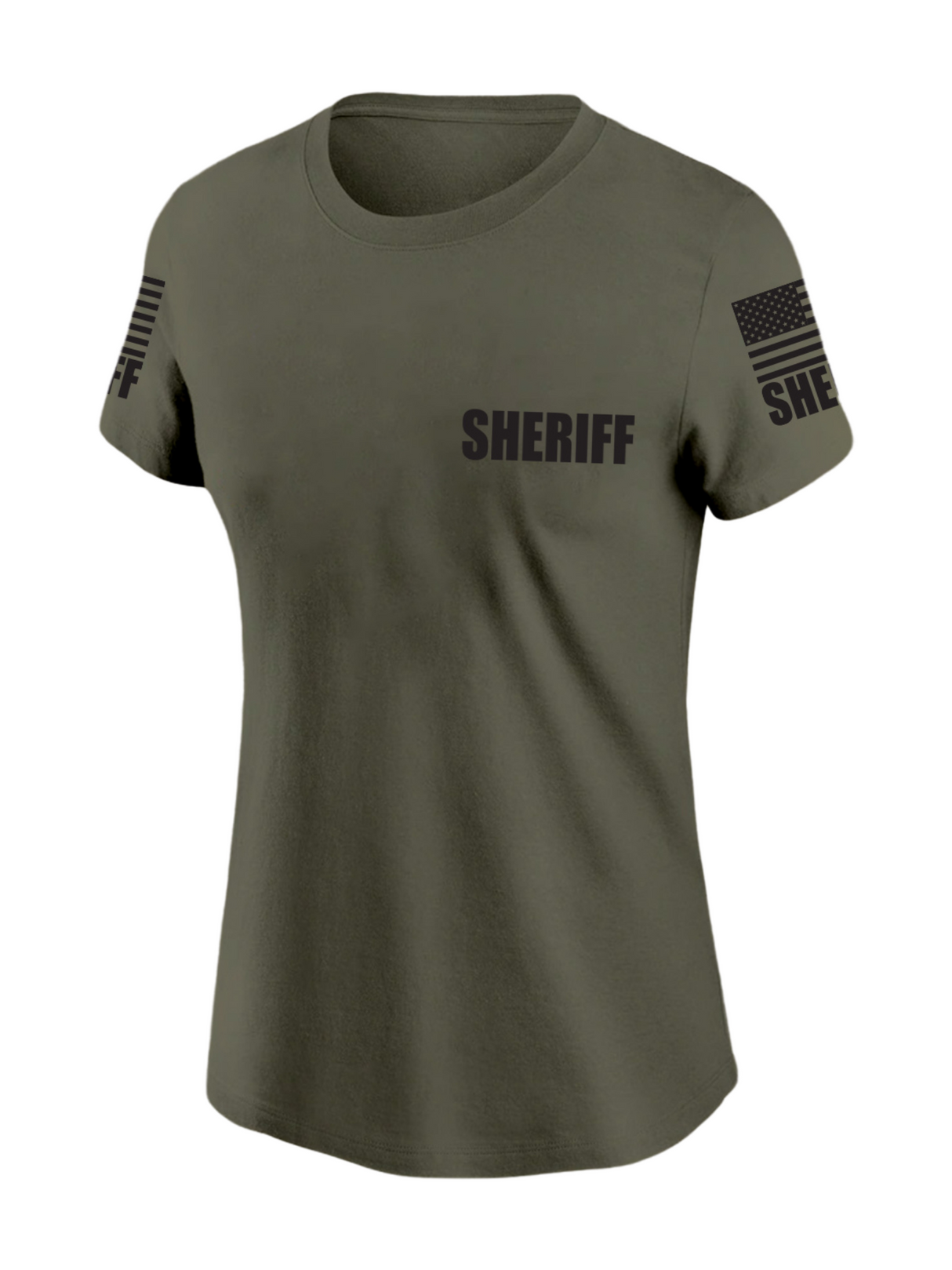 Drab Green Sheriff Women's Shirt - Short Sleeve - FEDS Apparel