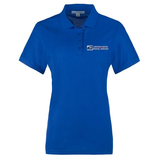 Postal Service Polo Shirt - Women's Short Sleeve 5XL / Navy Blue